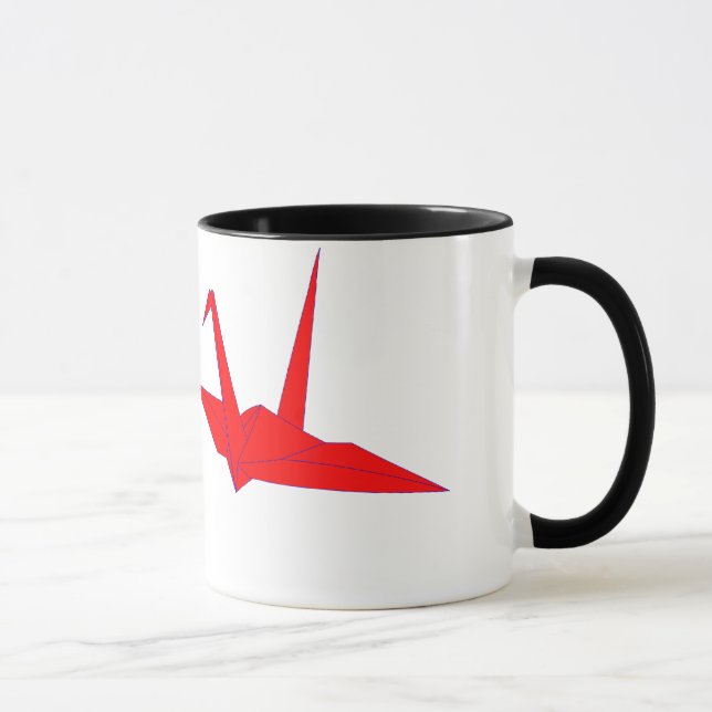 Paar origami streckt Tasse (Rechts)