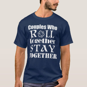 Paar-RPG-Design Fantasyableop Gaming-Familie T-Shirt