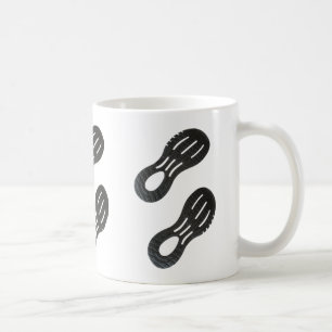 Paar sportlicher Schuhe drucken Kaffeetasse