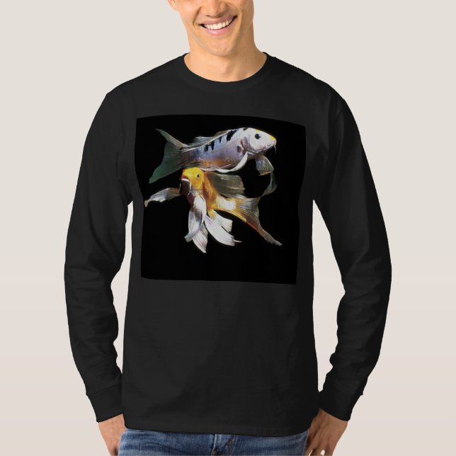 Paar-T - Shirt der Blendungs-Koi (Vorderseite)