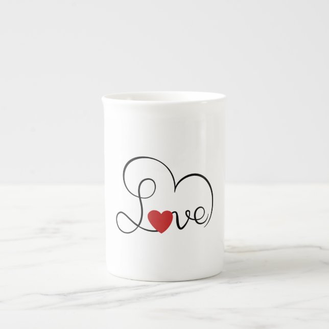 Paar-Tasse Prozellantasse (Vorderseite)