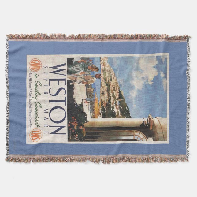 Paar-übersehenküsten-Eisenbahn-Plakat Decke (Vorderseite)