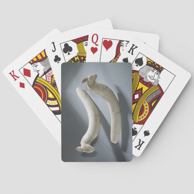 Paar von Rizinets, Thinitzeit (Hippopotamus iv Spielkarten (Rückseite)
