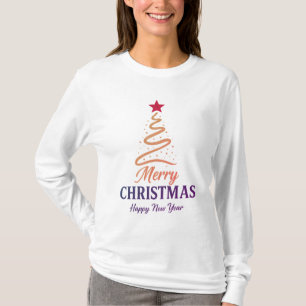 Paar Weihnachts-T-Shirt & Frohe Weihnachten Kollek T-Shirt