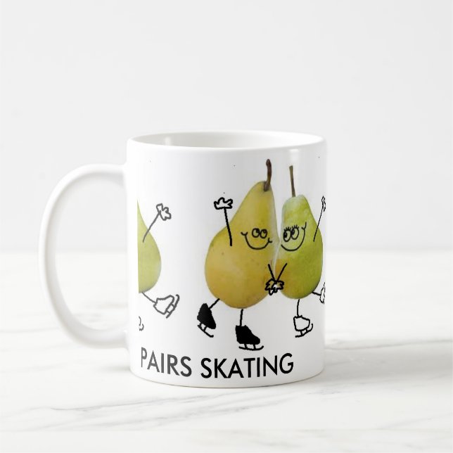 Paar-Zahl Skaten-Tasse Kaffeetasse (Links)