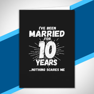 Paare 10 Jahre verheiratet Lustiger 10. Hochzeitst Karte
