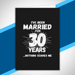 Paare 30 Jahre verheiratet Lustiger 30. Hochzeitst Karte