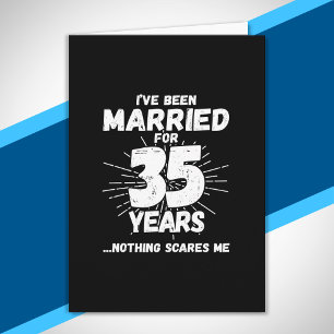 Paare 35 Jahre verheiratet Lustiger 35. Hochzeitst Karte