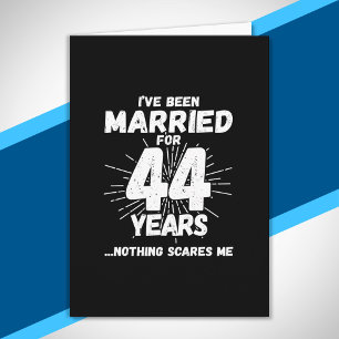 Paare 44 Jahre verheiratet Lustiger 44. Hochzeitst Karte
