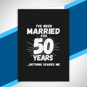 Paare 50 Jahre verheiratet Lustiger 50. Hochzeitst Karte