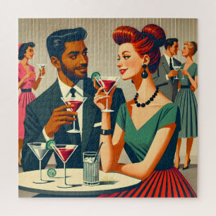 Paare auf der Cocktailparty im Mittelalter - Erste