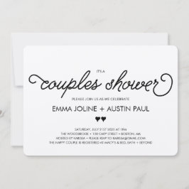 Paare Bridal Dusche Einladung - Kraft