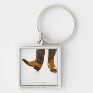 Paare Cowboyschuhe Schlüsselanhänger