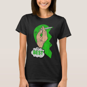 Paare, die Best Buds Weed Funny Joint Stoner treff T-Shirt