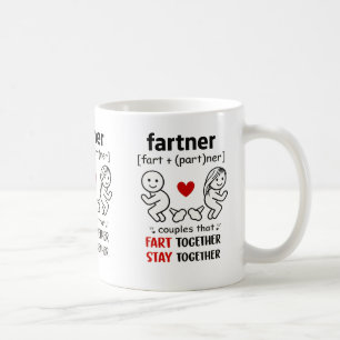 Paare, die zusammen furzen Tasse
