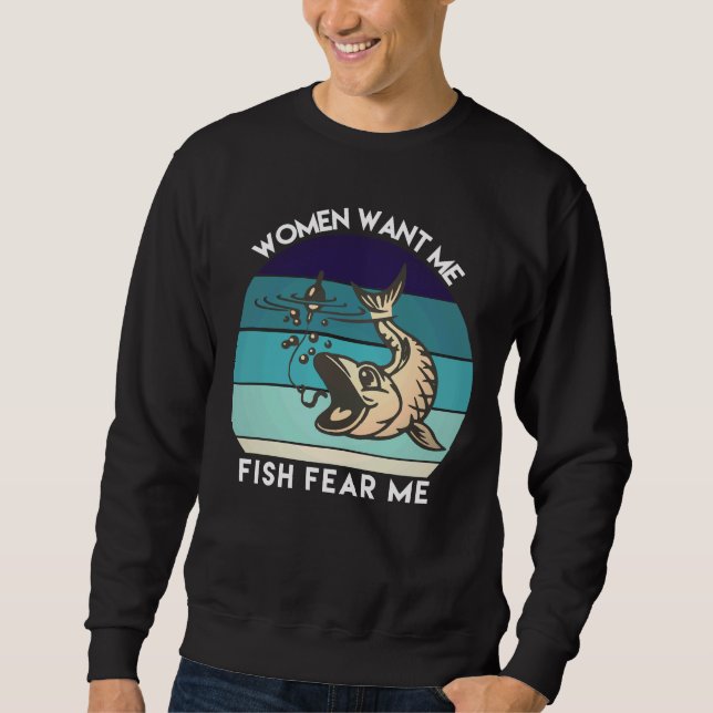 Paare für den Fischfang Sweatshirt (Vorderseite)