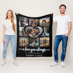 Paare I Liebe You Heart Neun Foto Fleecedecke