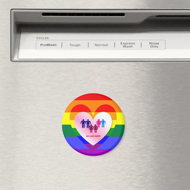 Paare im Herzen der Liebe Magnet (In Situ (Geschirrspüler))