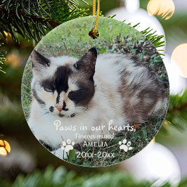 Paare in unserem Hearts Foto Pet Memorial,Custom Keramik Ornament