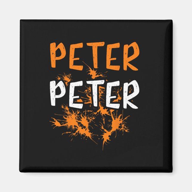 Paare Kostüm Peter Pumpkin Eater Splash Hallowe Magnet (Vorne)