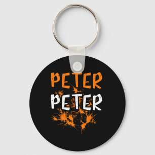 Paare Kostüm Peter Pumpkin Eater Splash Hallowe Schlüsselanhänger