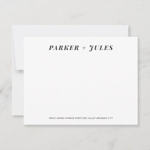 Paare Mitteilungskarte