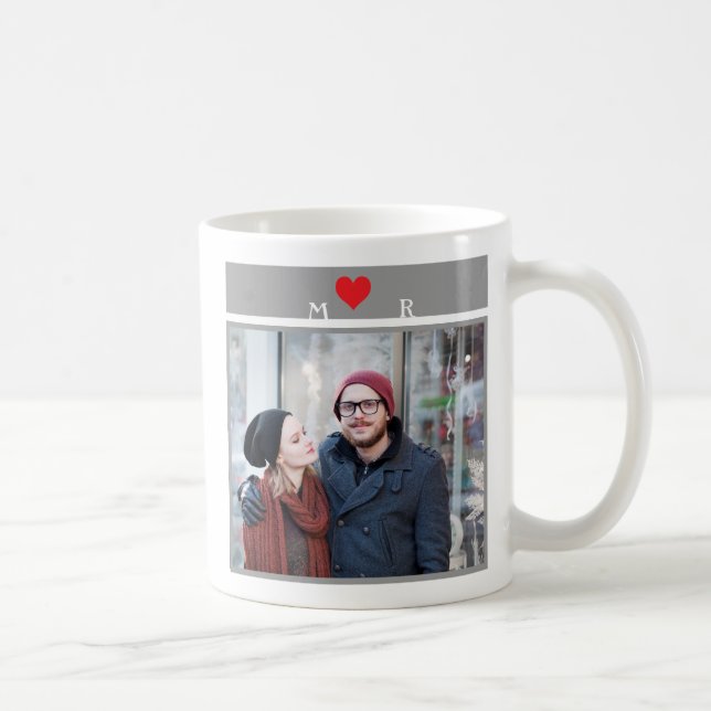 Paare Mug mit Herz Kaffeetasse (Rechts)