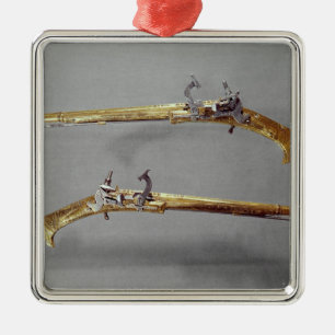 Paare Pistolen, 1624-26 Ornament Aus Metall