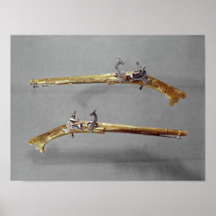 Paare Pistolen, 1624-26 Poster