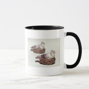 Paare Staffordshire-Tonwaren Tureens Tasse