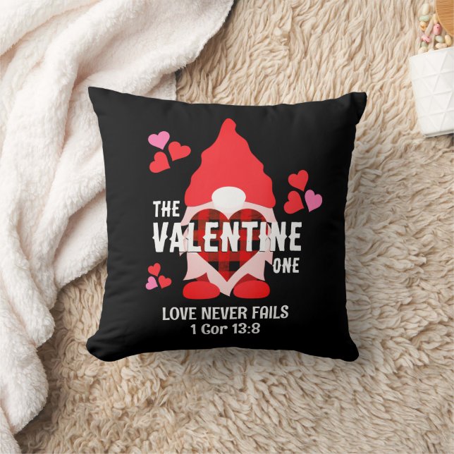 Paare VALENTINE GNOME-Liebe nie Versagt Kissen (Decke)