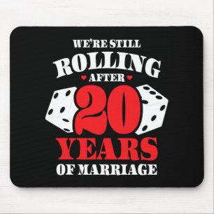 Paare Verheiratet 20 Jahre - Funny 20. Wedding Ann Mousepad