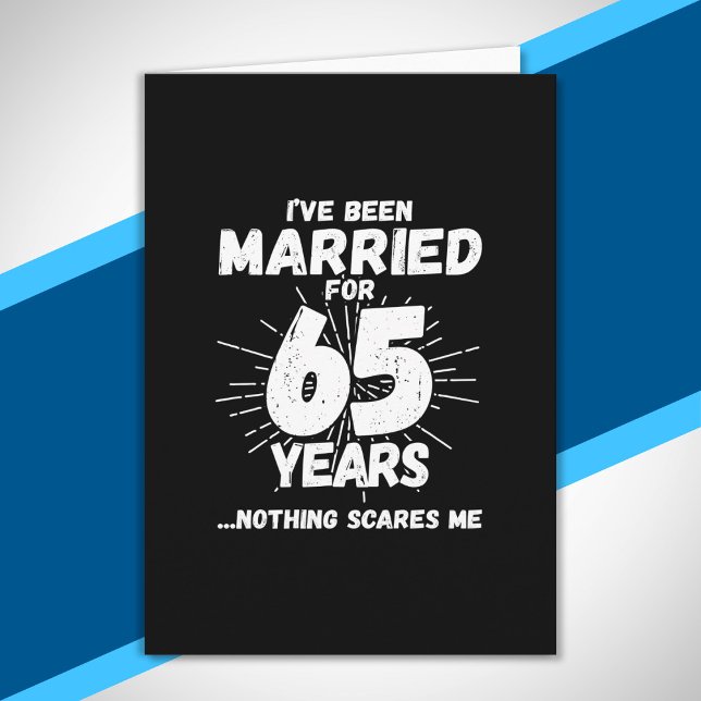 Paare Verheiratet 65 Jahre Funny 65 Jahre Jubiläum Karte (Von Creator hochgeladen)
