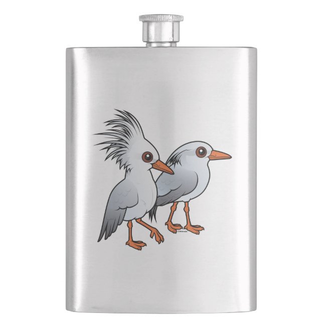 Paare von Kagu Flachmann (Vorderseite)