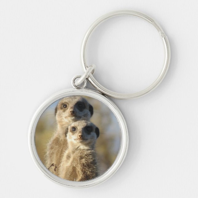 Paare von Meerkats Schlüsselanhänger (Vorne)
