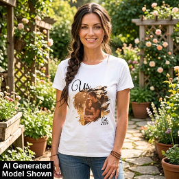 Paarfoto Wir Sind Gegründet Datum Tri-Blend Shirt