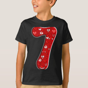 Paarkostüm-Duo 67 Meme Sechs Sieben Nummer 7 Vale T-Shirt