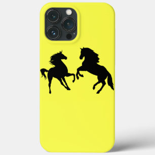 Paarpferde wählen Farben - Gelb Case-Mate iPhone Hülle