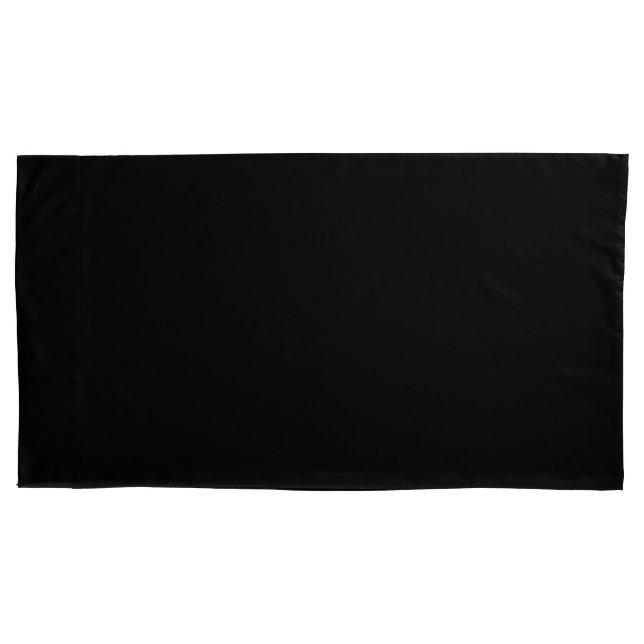 Paarung mit schwarzem Kissen, King Size Kissenbezug (Vorderseite-Links)