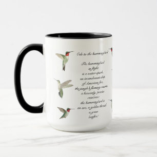 Pablo Neruda Hummingbird Gedicht Tasse