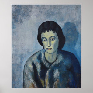 Pablo Picasso - Frau mit Bangs, 1902 Poster
