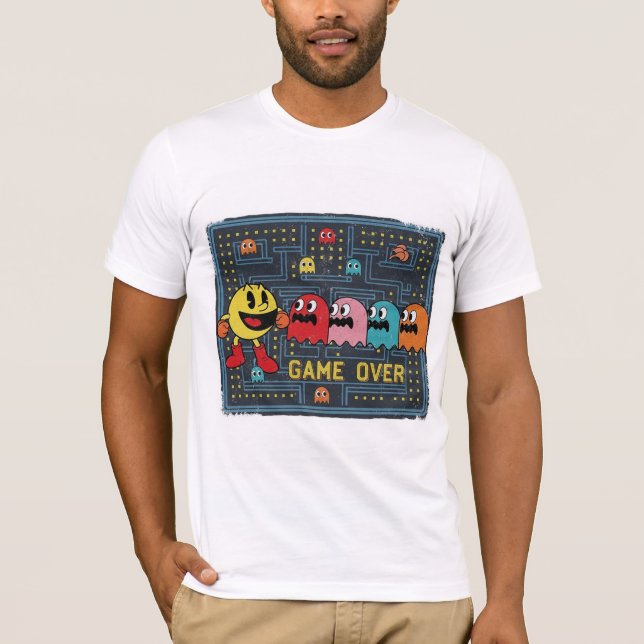 Pac-Man Game Over T-Shirt – Retro Arcade Gaming Te (Vorderseite)