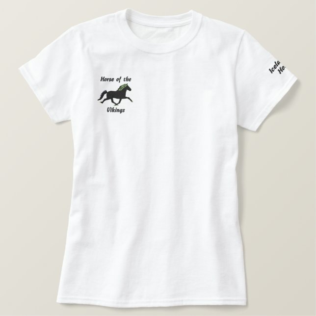 Pace - Gletta Besticktes T-Shirt (Design vorne)