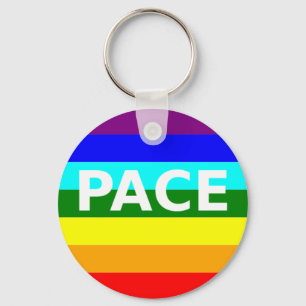 Pace(Peace) Flag Italienisch Schlüsselanhänger