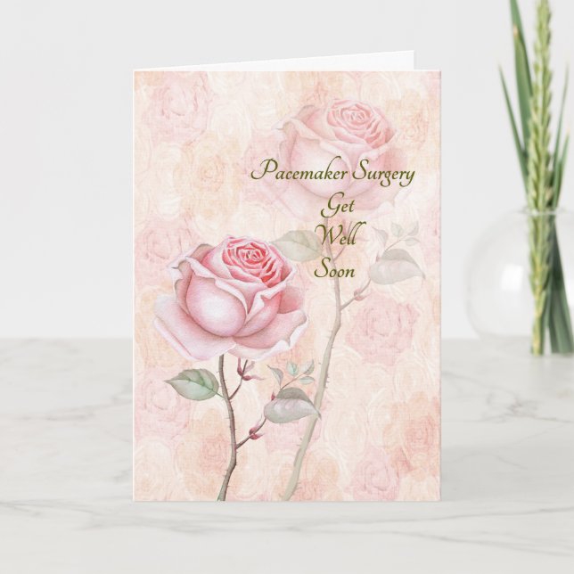 Pacemaker-Operation wird bald gut Karte (Vorderseite)