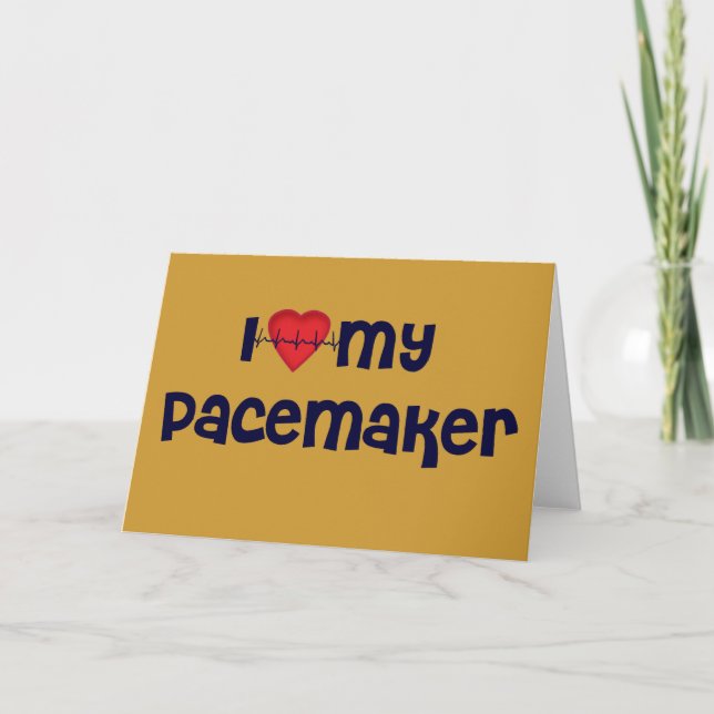Pacemaker-T - Shirt | Gut Geschenke abholen Karte (Vorderseite)