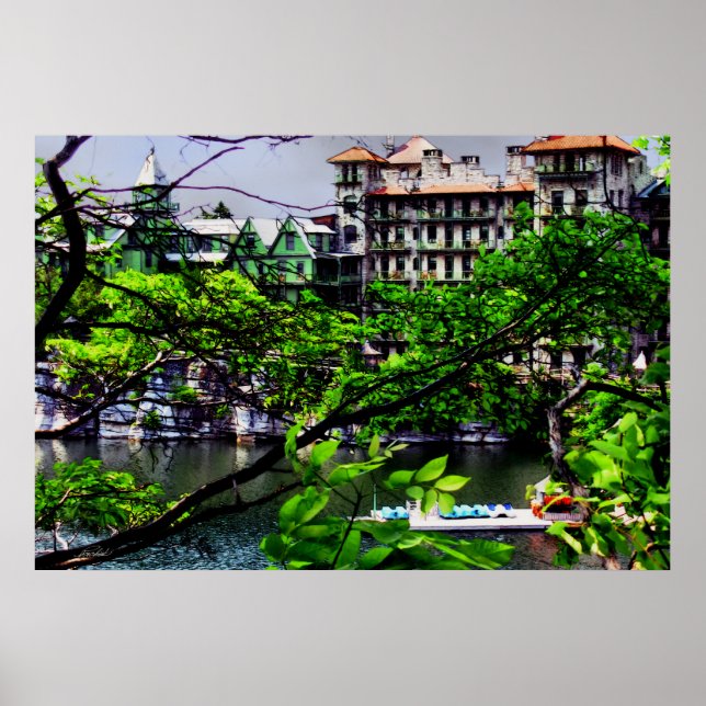 Pacheks Mohonk Lake and Mtn House Poster (Vorne)
