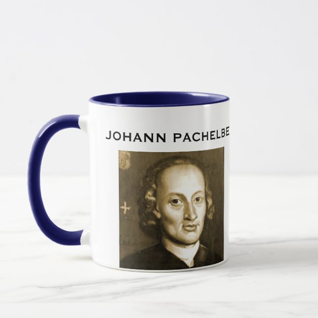 Pachelbel Porträt-Tasse Tasse (Links)