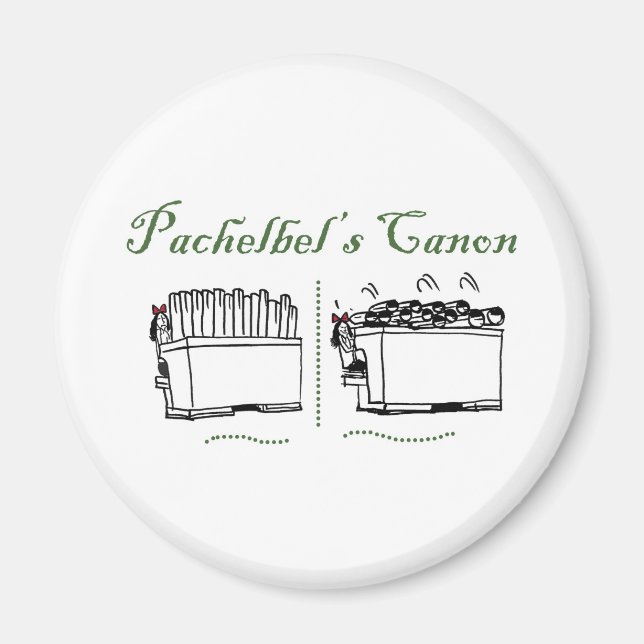 Pachelbels Canon Magnet (Vorne)
