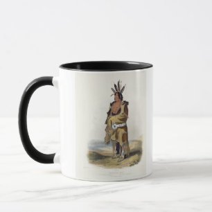 Pachtuwa-Chta, ein Arrikkara Krieger, überziehen Tasse
